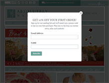 Tablet Screenshot of absolutely-natural.com